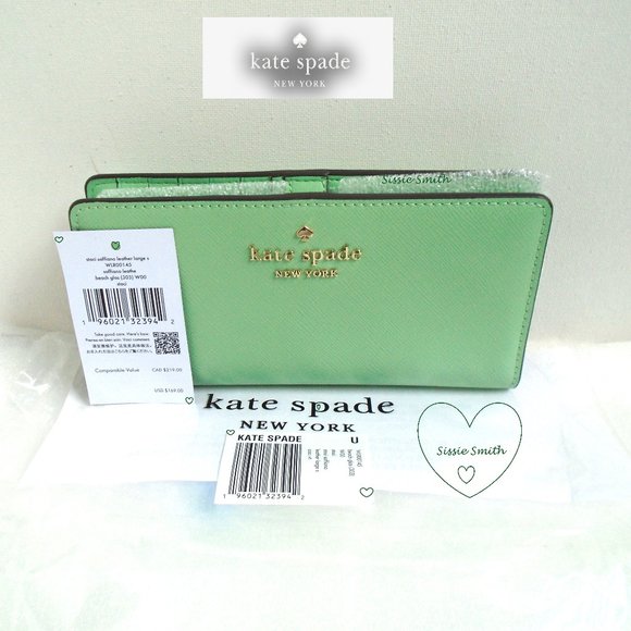 ♠️ Kate Spade ♠️ Large Staci Slim Bifold Wallet - Picture 1 of 7